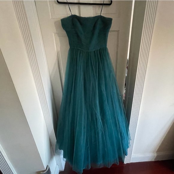 NWOT Badgley Mischka Collection Strapless Tulle Ball Gown - US 14 / XL - Picture 4 of 14